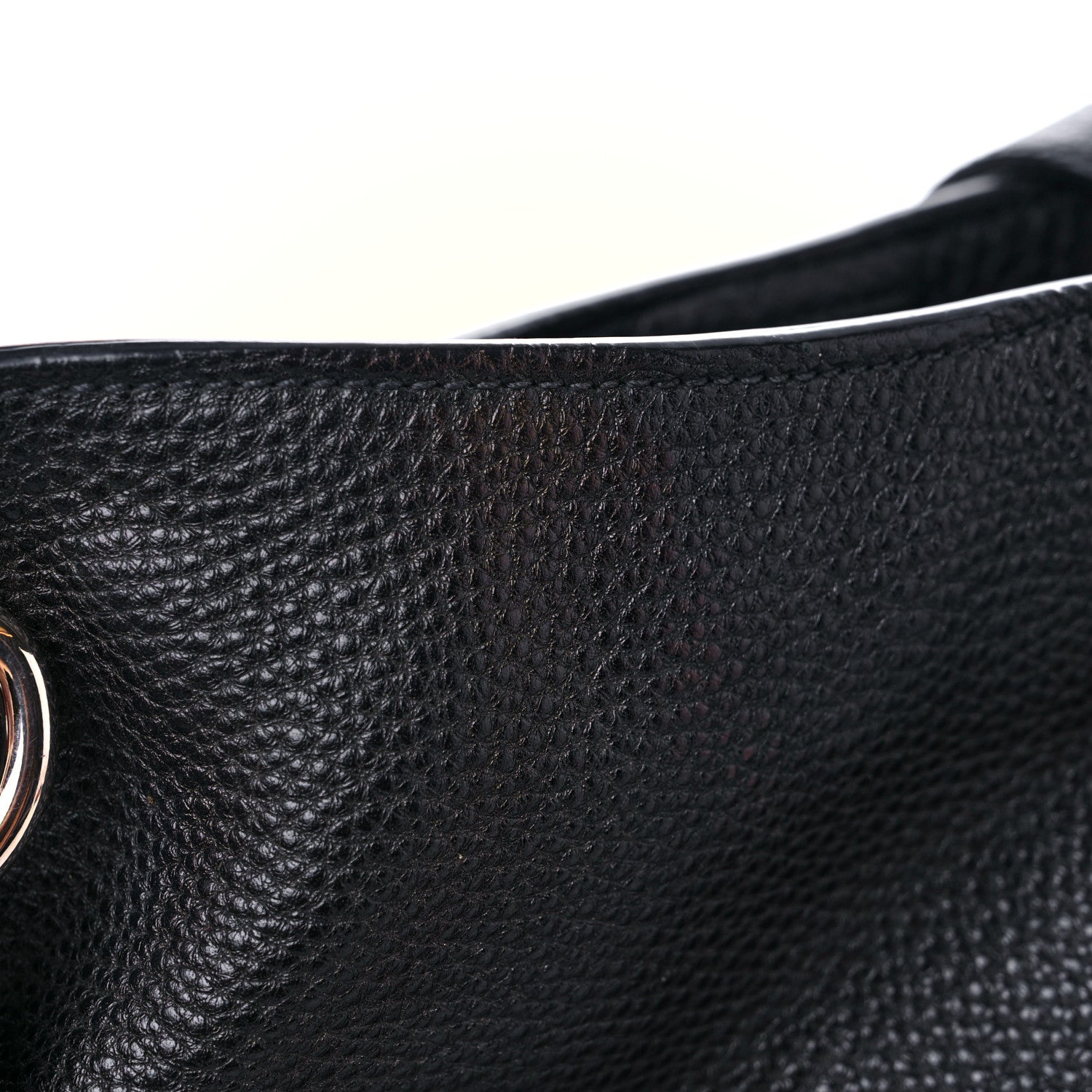 Prada Vitello Daino Side Pocket Tote Black 11 of 11