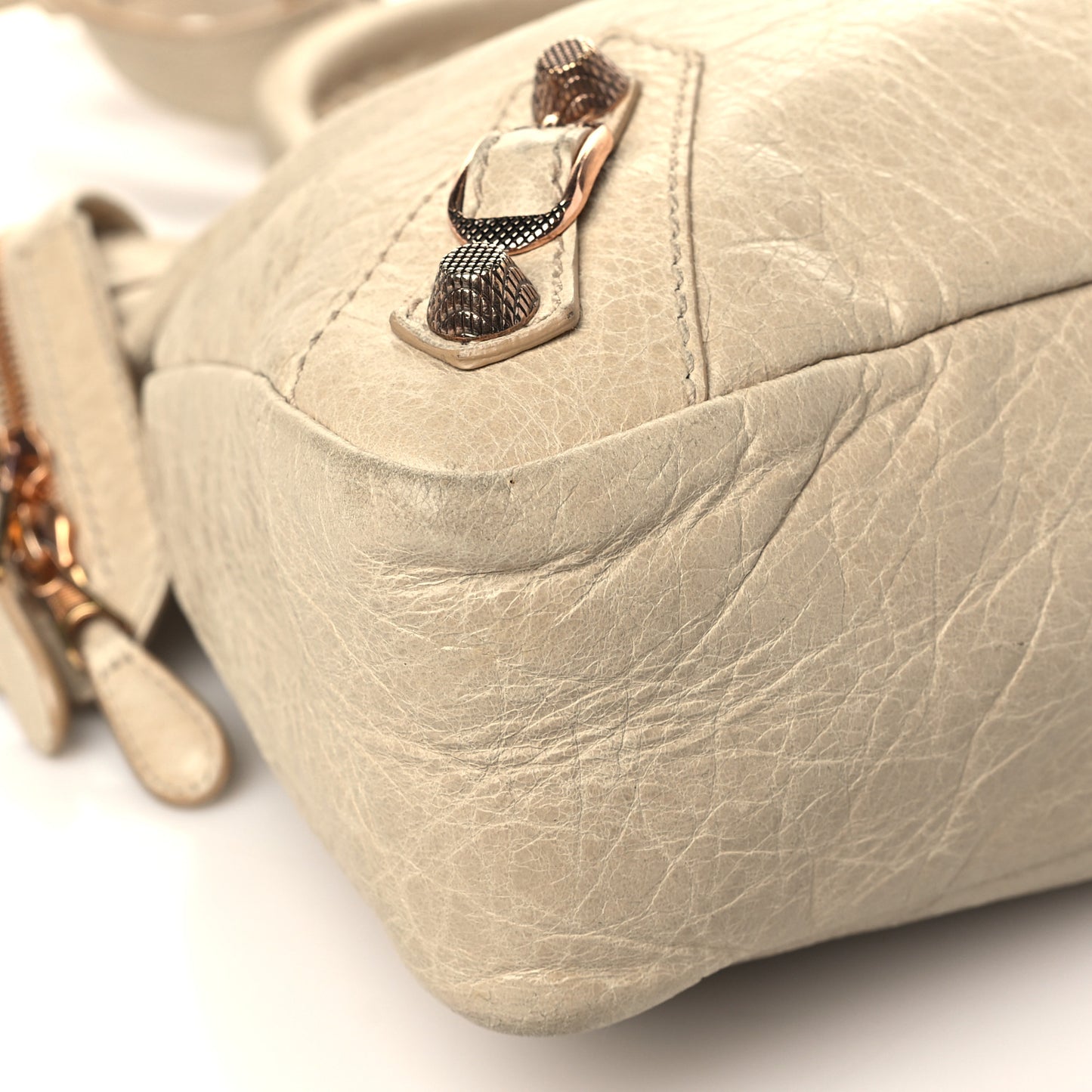 Agneau Giant 12 Rose Gold Hardware Town Praline