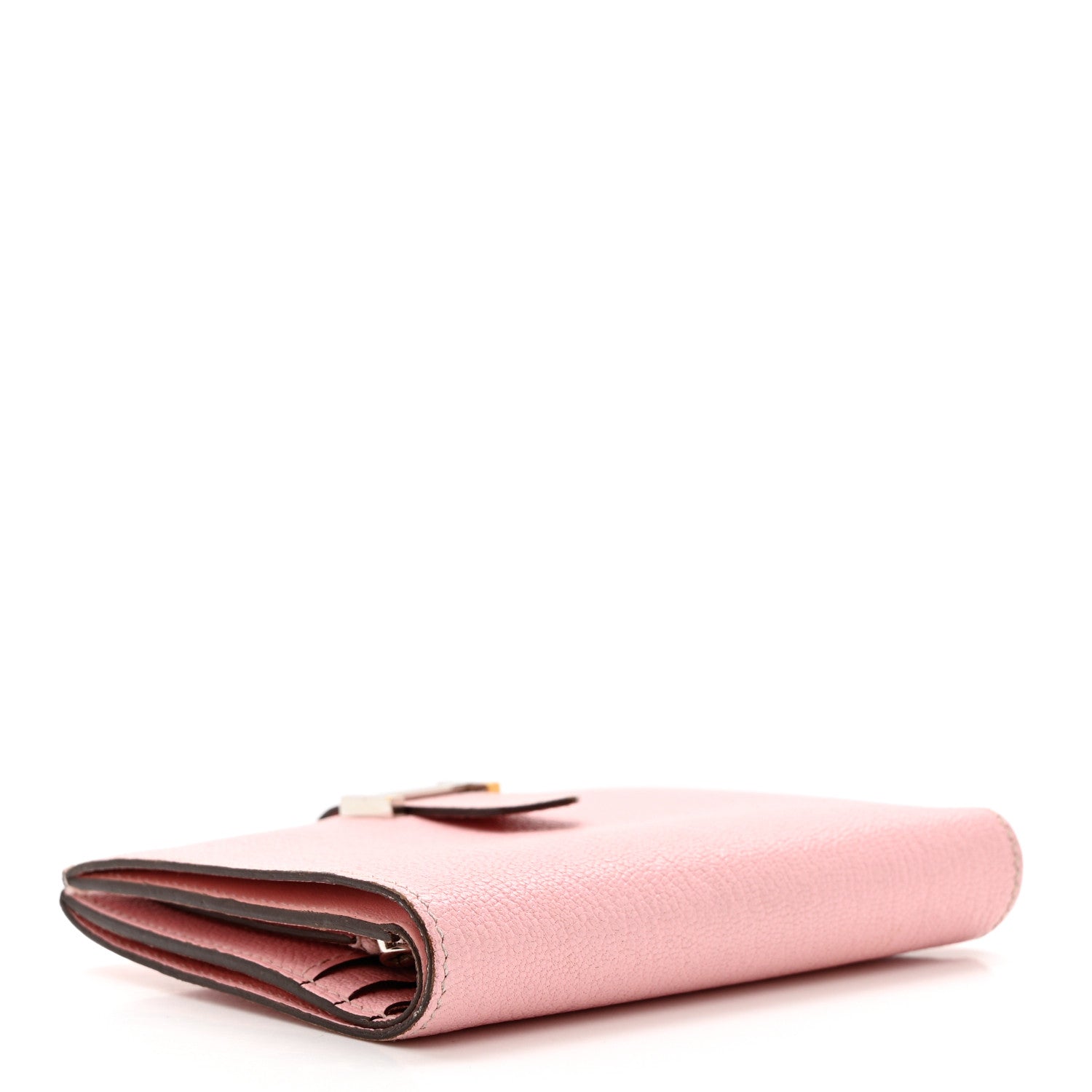 Hermes Chevre Mysore Bearn Compact Wallet Rose Sakura 4 of 10