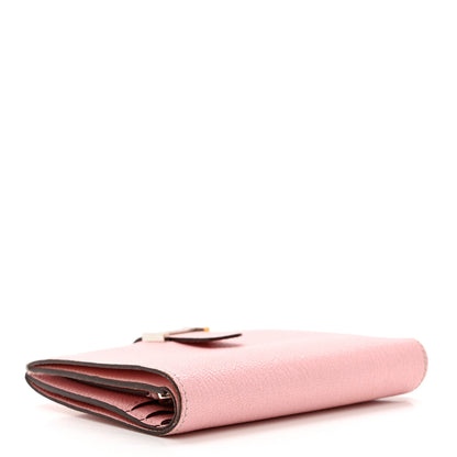 Hermes Chevre Mysore Bearn Compact Wallet Rose Sakura 4 of 10