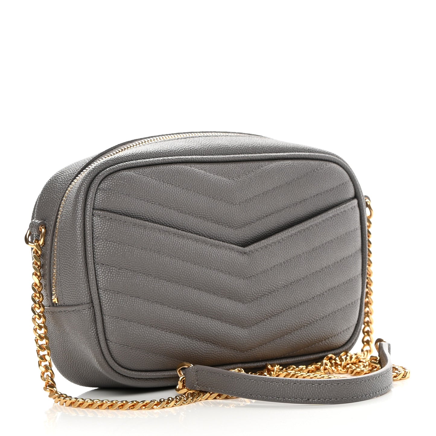 Grain De Poudre Matelasse Monogram Mini Lou Camera Bag Fog