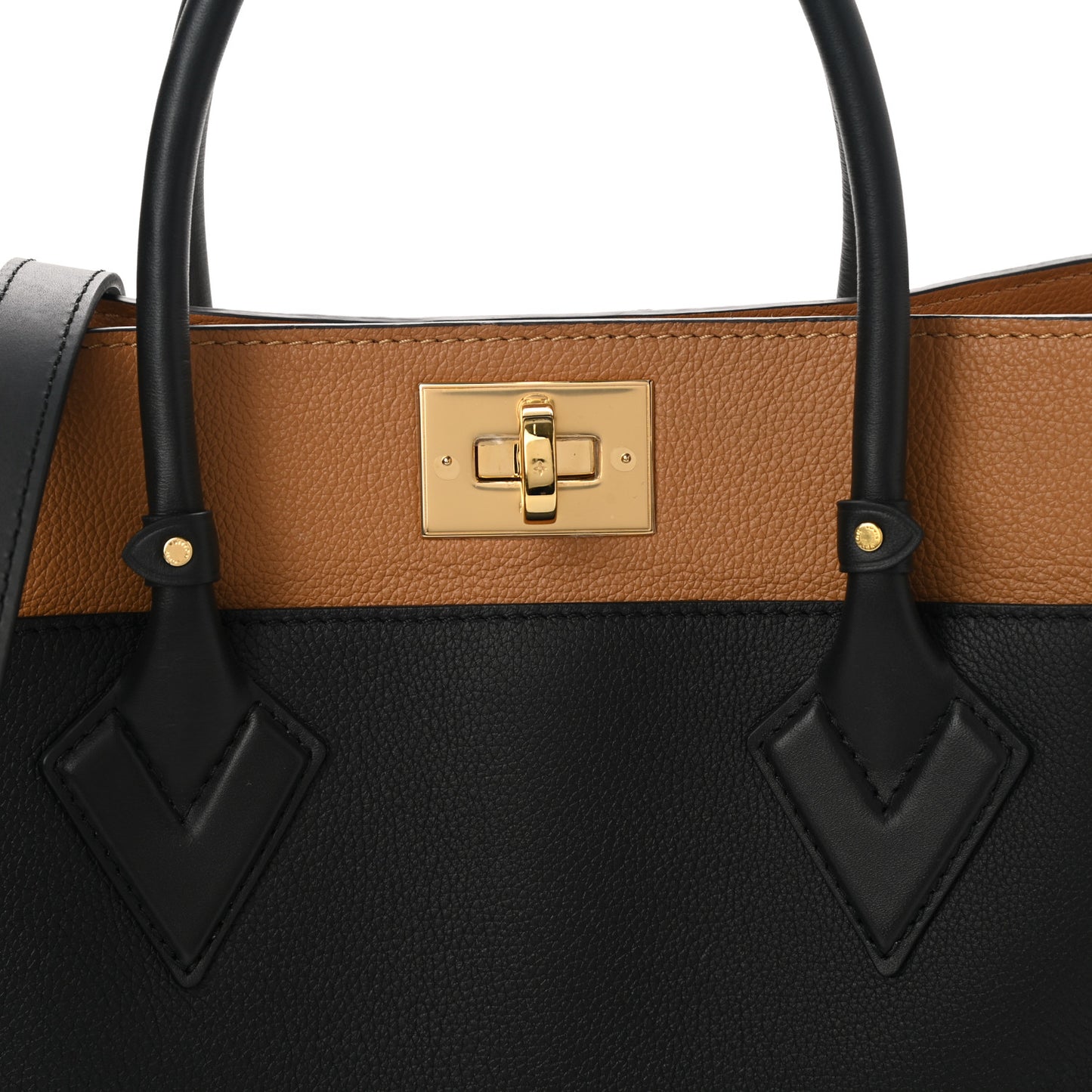 Calfskin Monogram On My Side Black
