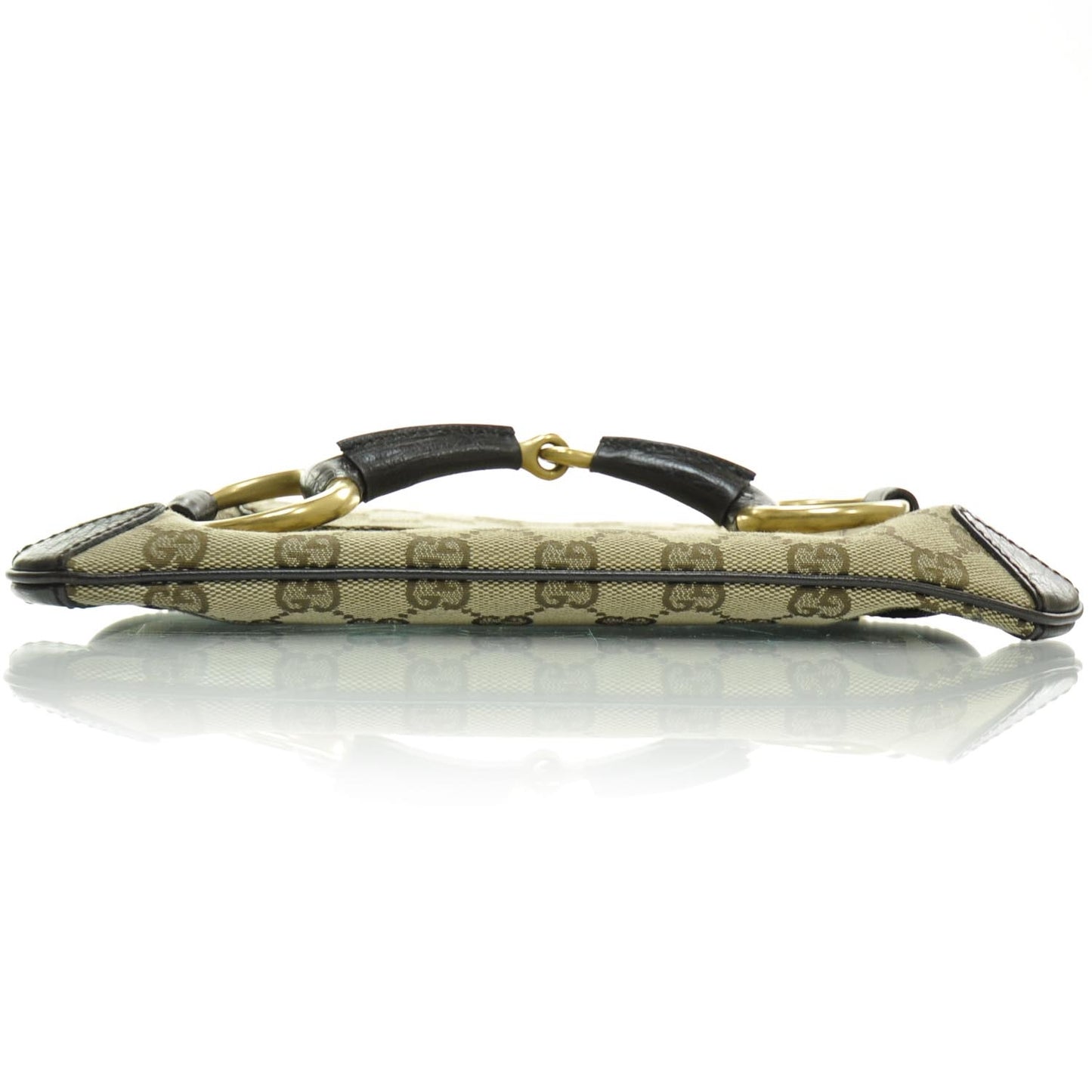 Monogram Horsebit Clutch Ebony