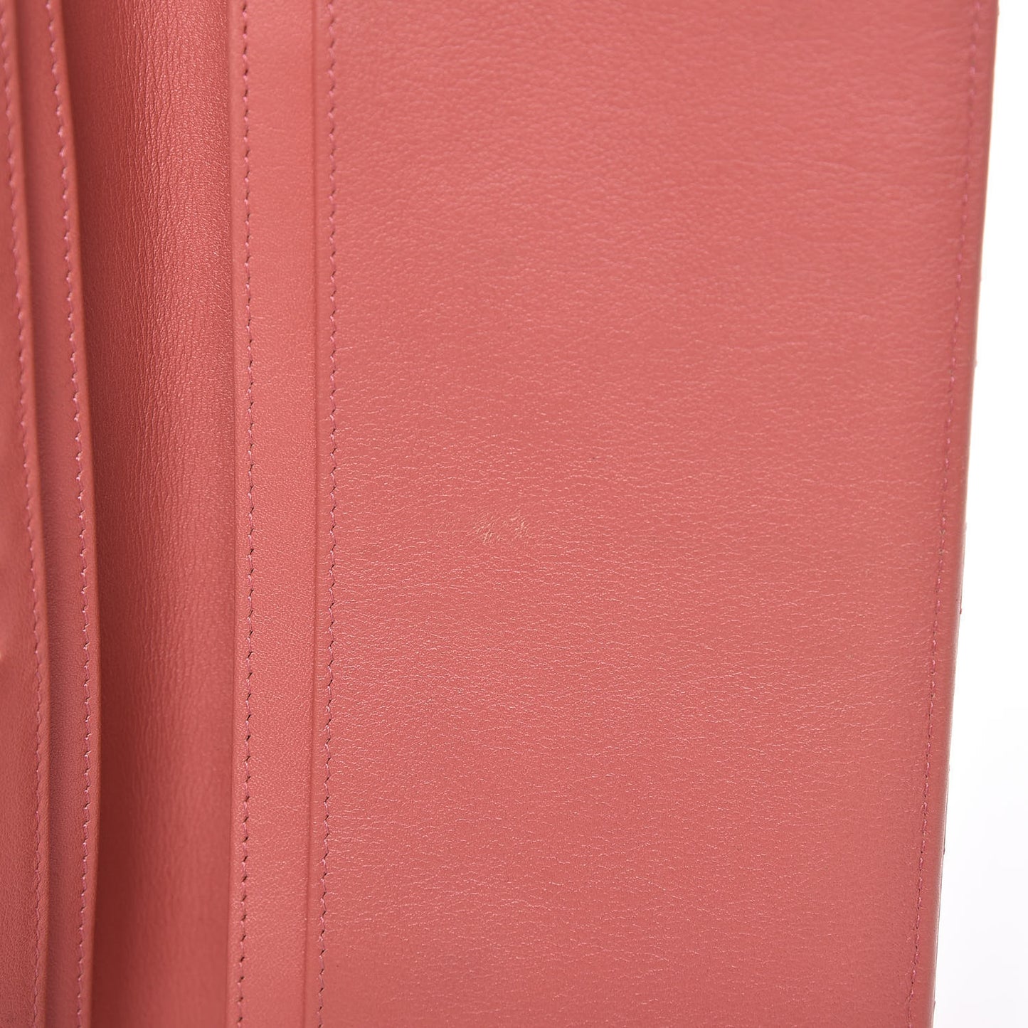 Patent Quilted Brilliant Yen Wallet Pink