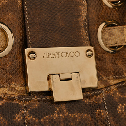 Jimmy Choo Watersnake Ramona Brown 8 of 9