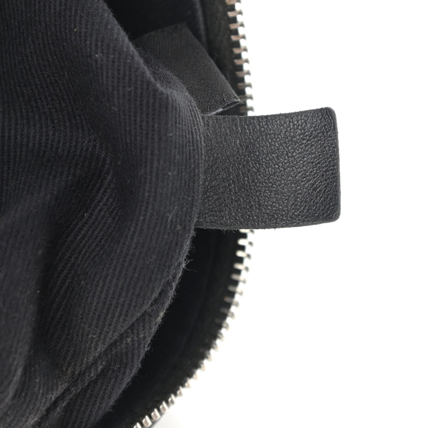 Calfskin Quilted Waist Belt Bag Black