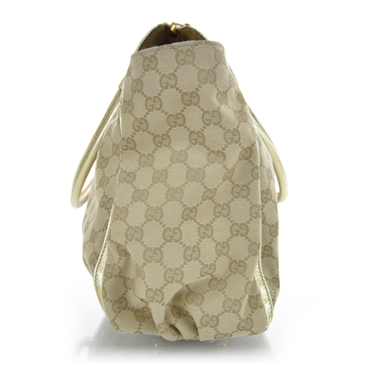 Monogram D Gold Tote Metallic Gold
