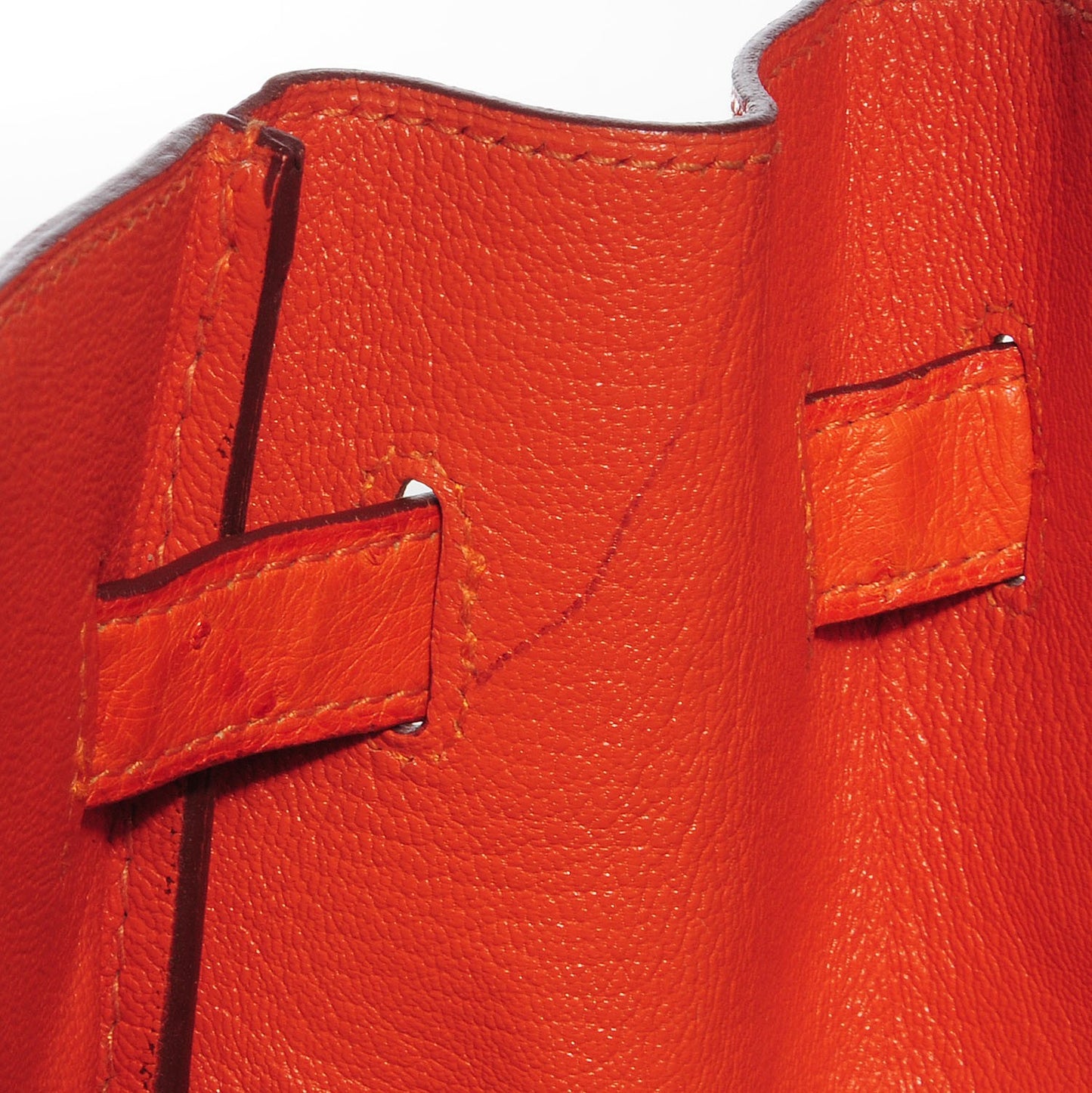 Ostrich Birkin 35 Orange