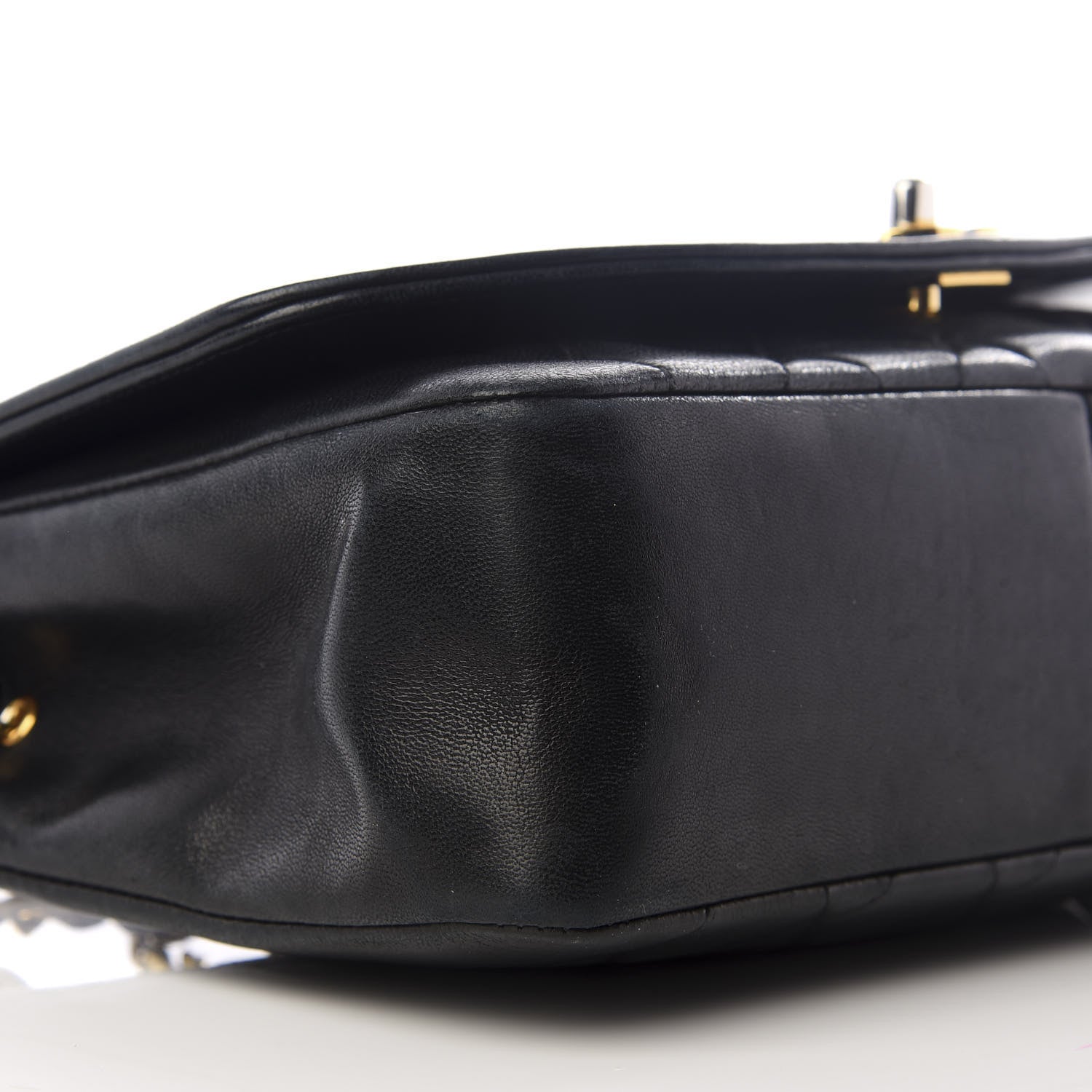 Chanel Lambskin Quilted Medium Single Flap Black 5 of 8