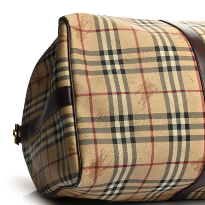 Burberry Haymarket Check Duffle Bag Brown 5 of 15