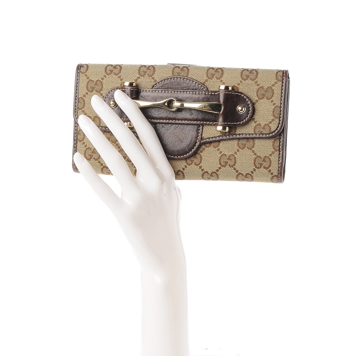 Gucci Monogram Pelham Continental Wallet Brown 2 of 10