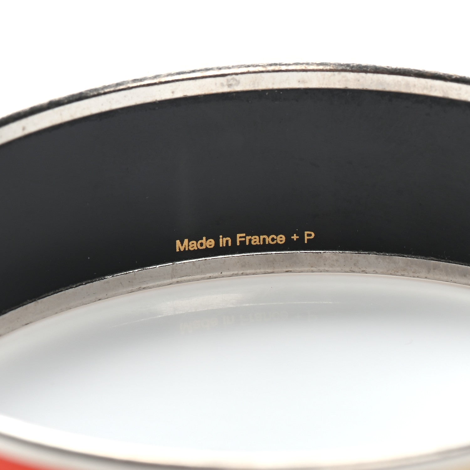 Hermes Enamel Printed Wide Rubans du Cheval Bracelet 65 5 of 5