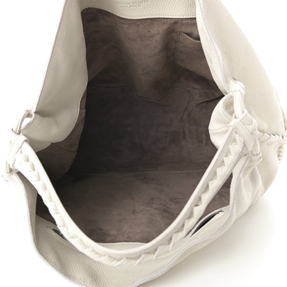Bottega Veneta Washed Cervo Deerskin Large Hobo Mist 5 of 10
