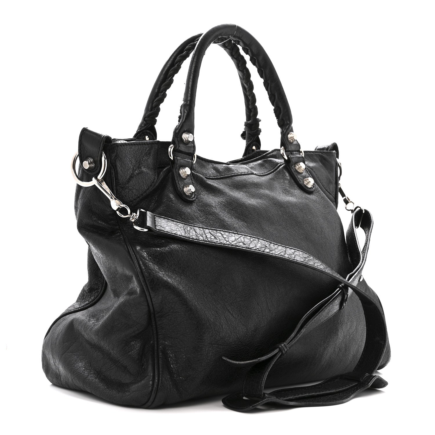 Balenciaga Agneau Giant 12 Silver Hardware Velo Black 4 of 17