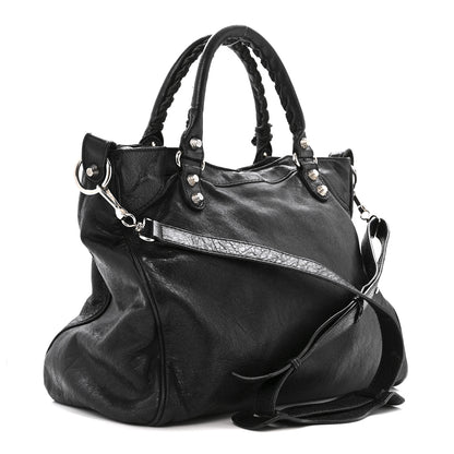 Balenciaga Agneau Giant 12 Silver Hardware Velo Black 4 of 17