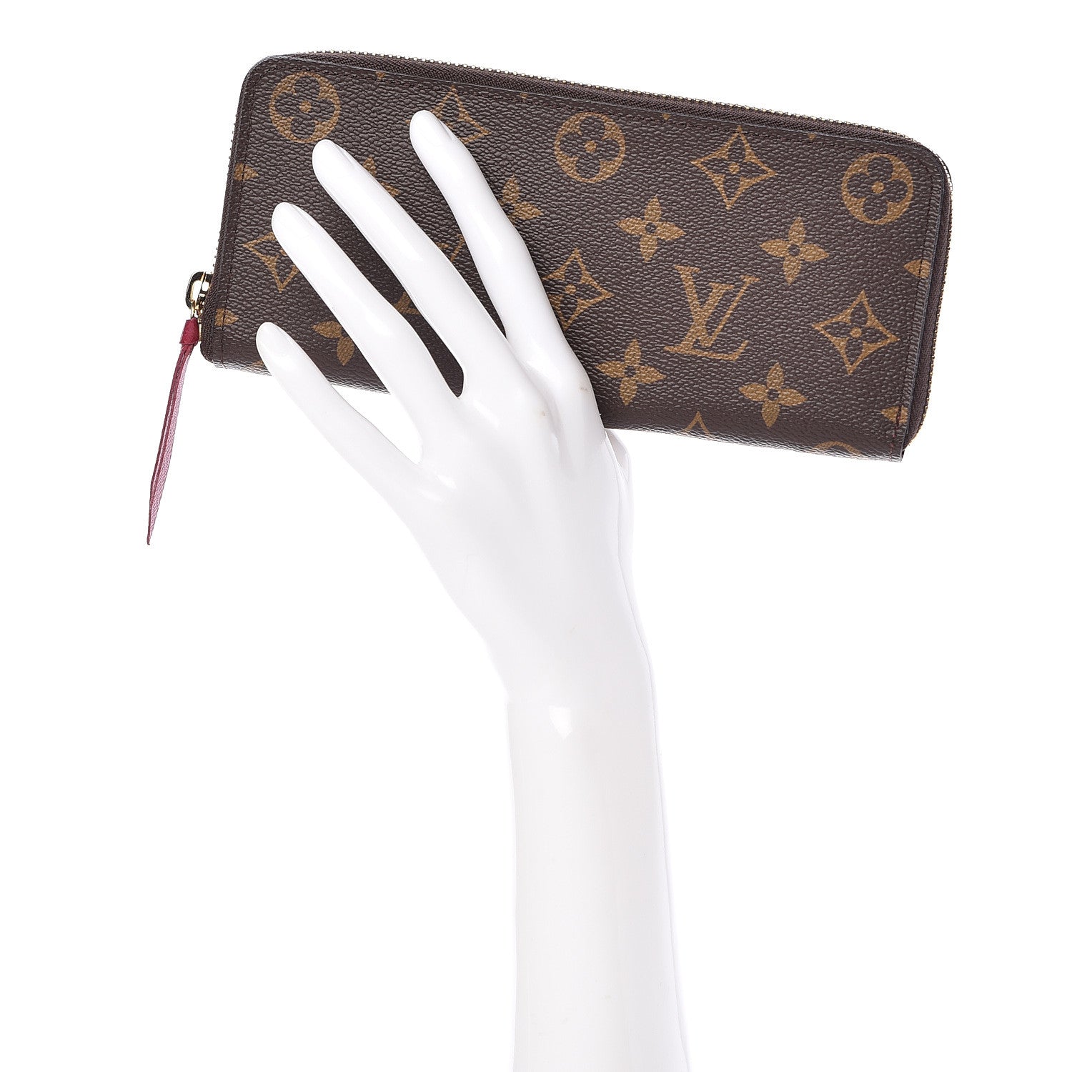 Louis Vuitton Monogram Clemence Wallet Fuchsia 2 of 7