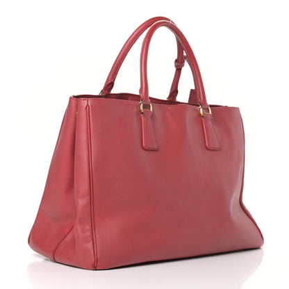 Prada Saffiano Lux Large Tote Fuoco 2 of 20