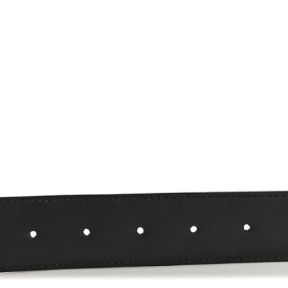Louis Vuitton Monogram Calfskin 20mm LV Circle Reversible Belt 90 36 Black 4 of 7