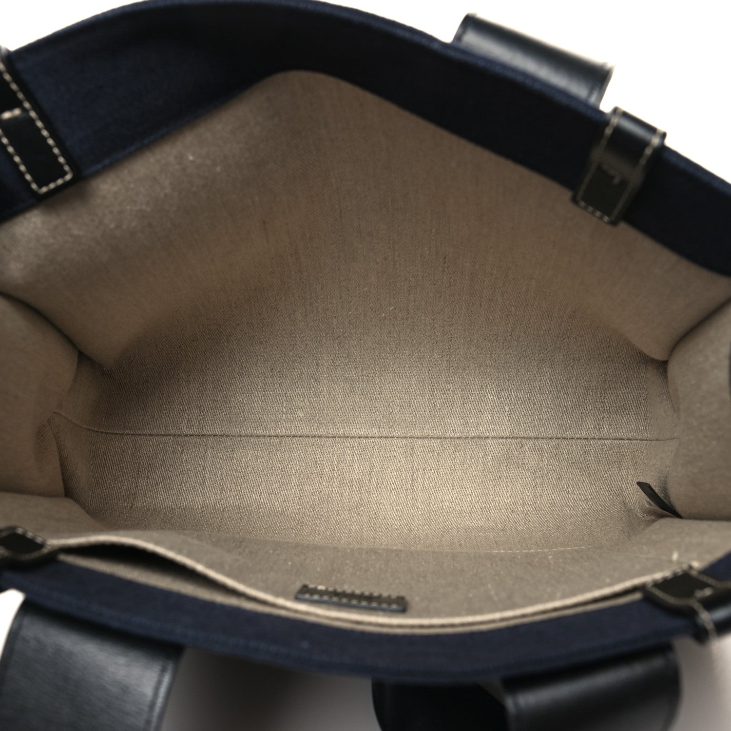 Chloe Calfskin Linen Medium Woody Tote Deep Denim 5 of 11