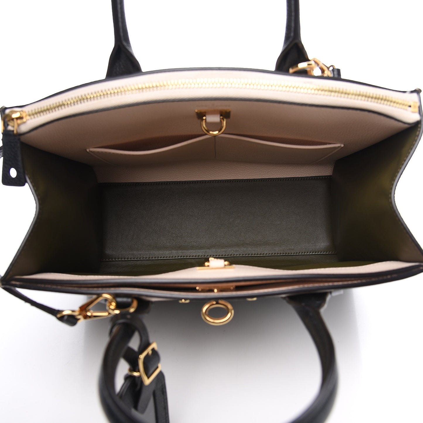 Taurillon City Steamer MM Kaki Cream Black