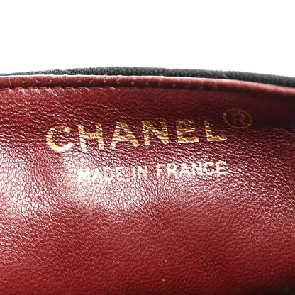Chanel Jersey Calfskin Quilted Mini Single Flap Bag Black 6 of 10
