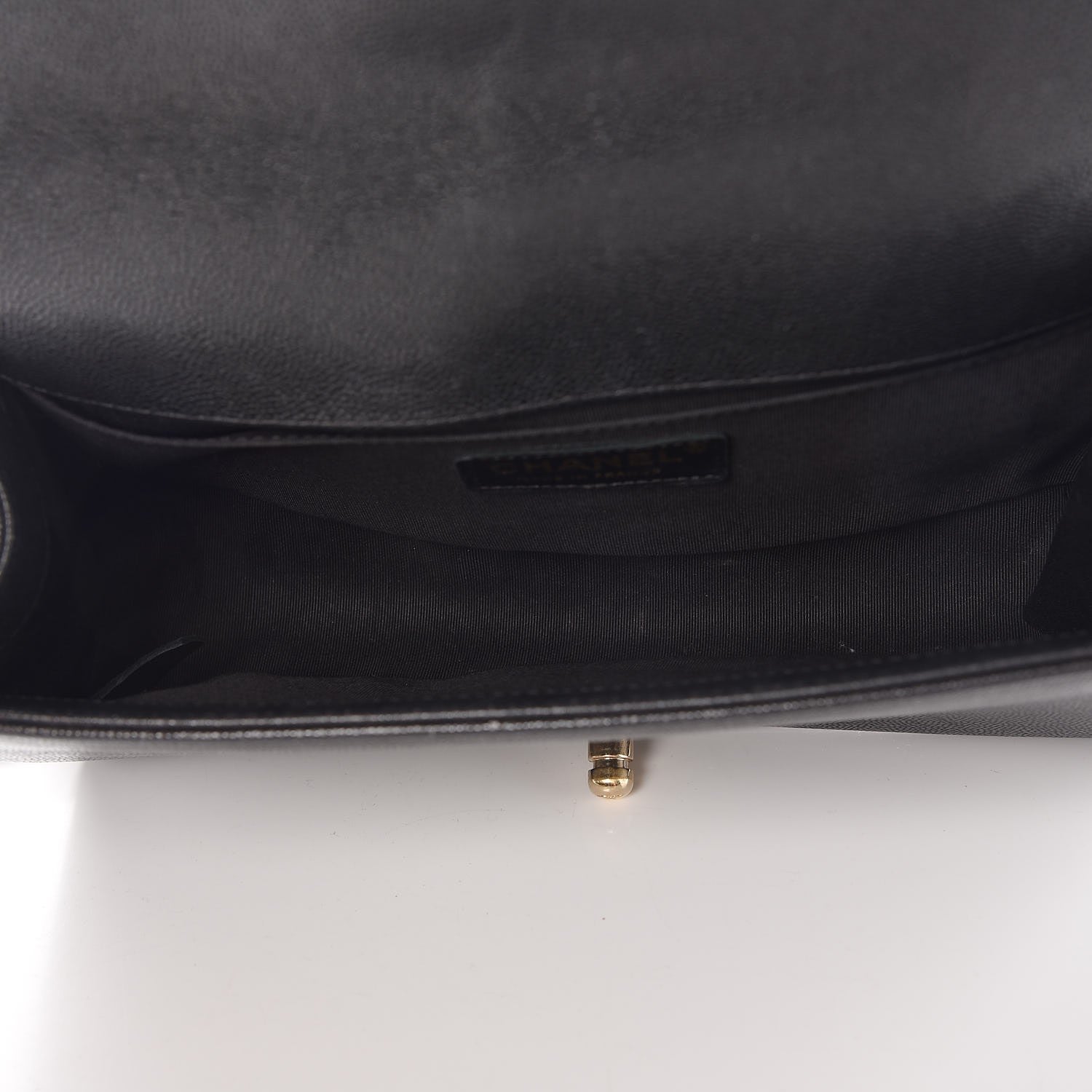 Chanel Caviar Quilted Medium Boy Flap Black 5 of 15