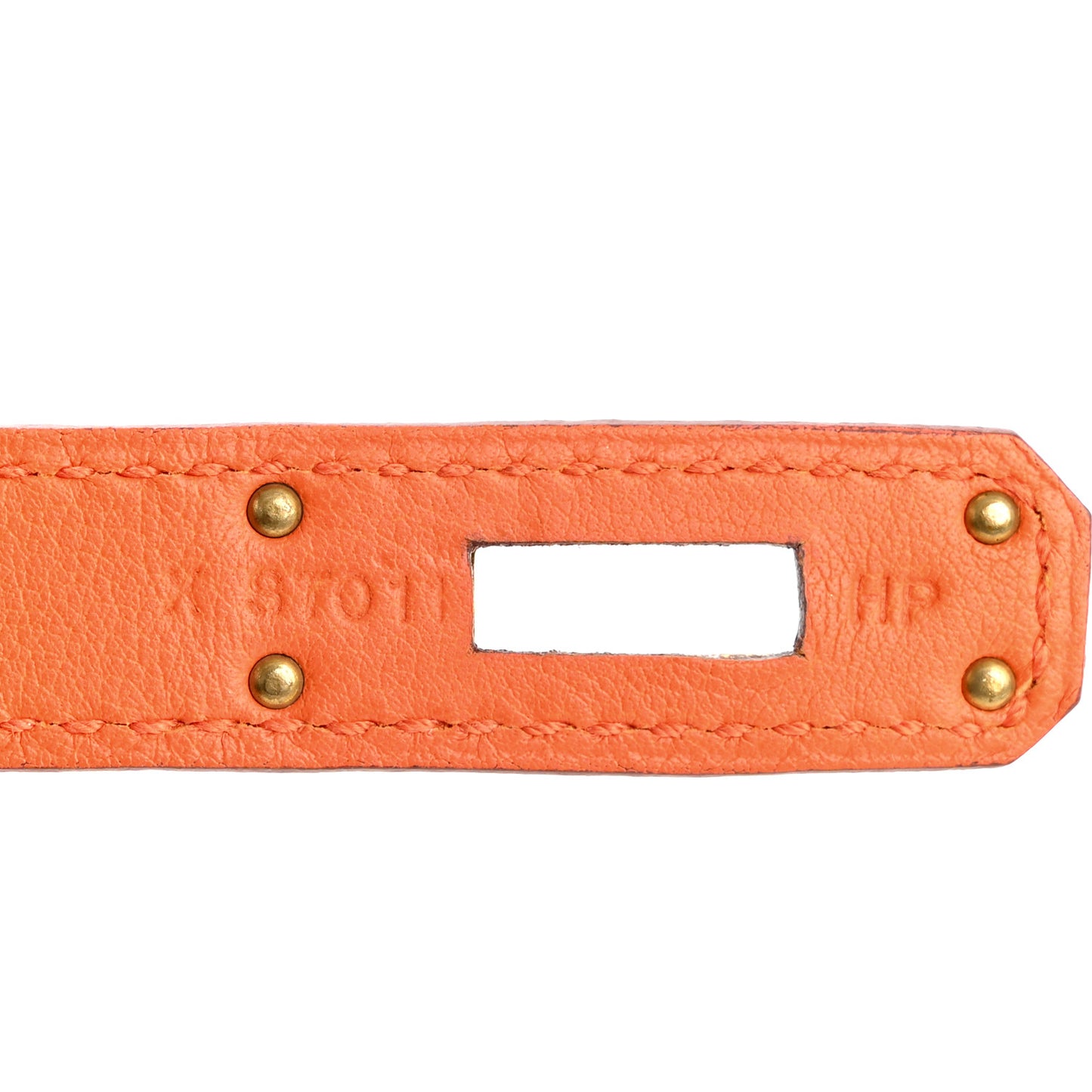 Swift Kelly Cut Clutch Pochette Orange