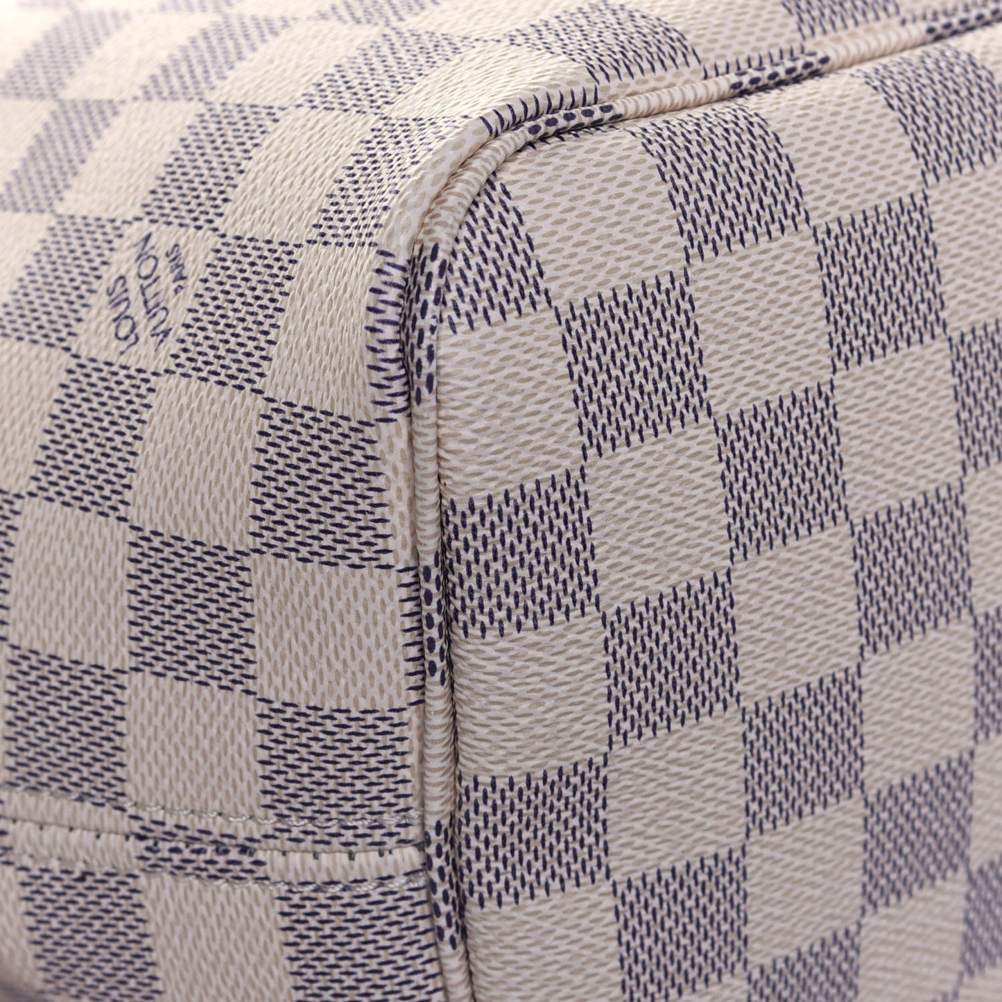 Damier Azur Neo Neverfull MM Rose Ballerine