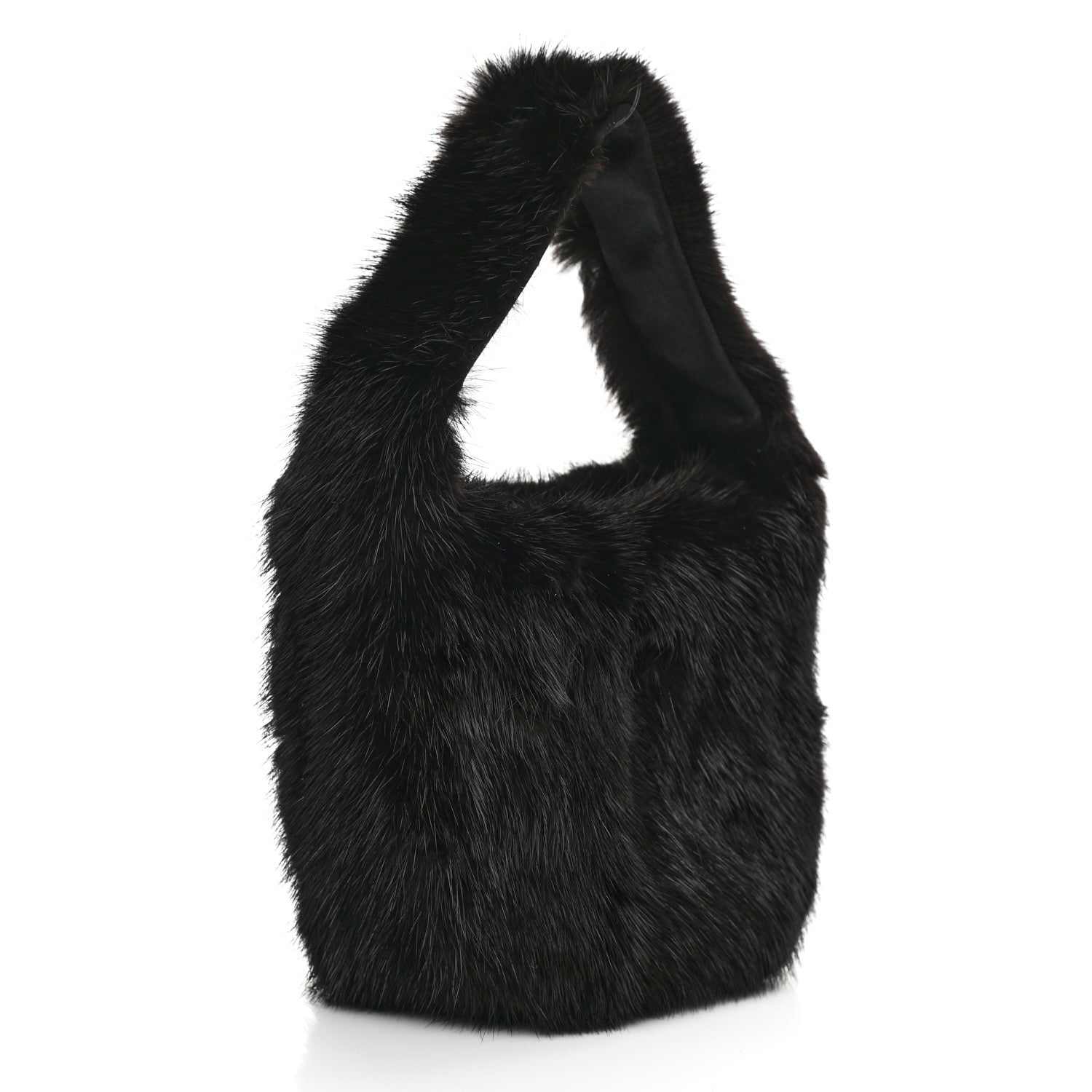 Gucci Mink Fur Hobo Black 3 of 9