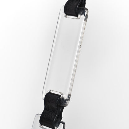 Prada Calfskin PVC Chain Tote Black 13 of 16