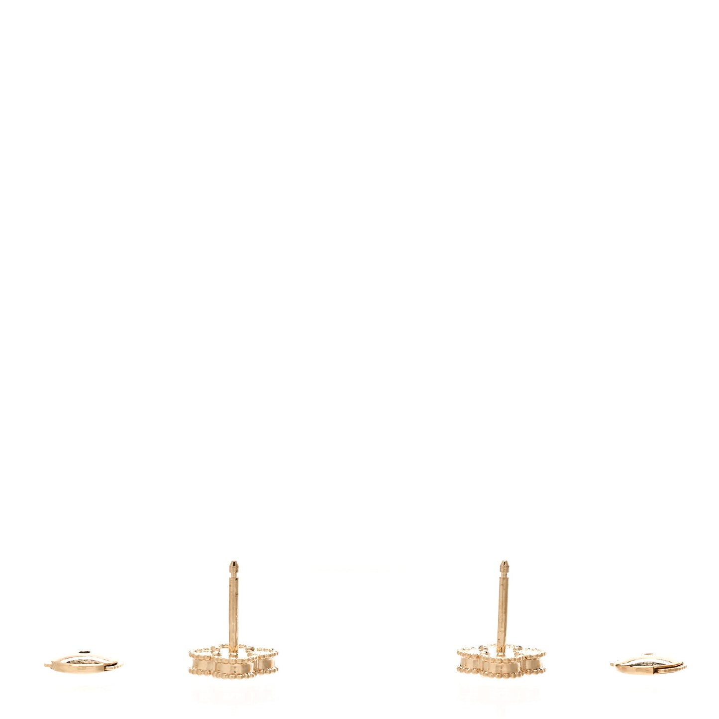 18K Yellow Gold Mother of Pearl Sweet Alhambra Earrings