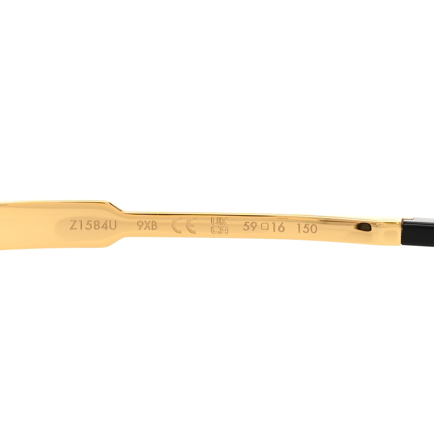 Louis Vuitton Metal 1.1 Evidence Z1584U Sunglasses Gold 6 of 8