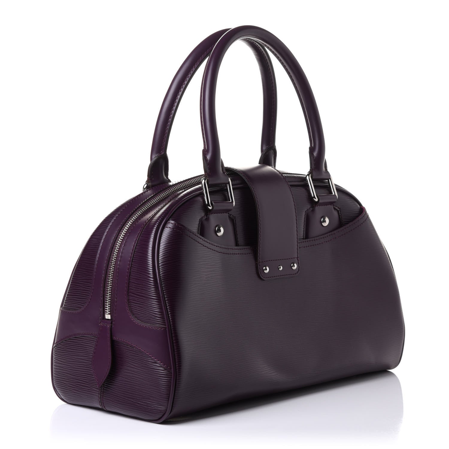 Louis Vuitton Epi Bowling Montaigne GM Cassis 2 of 8