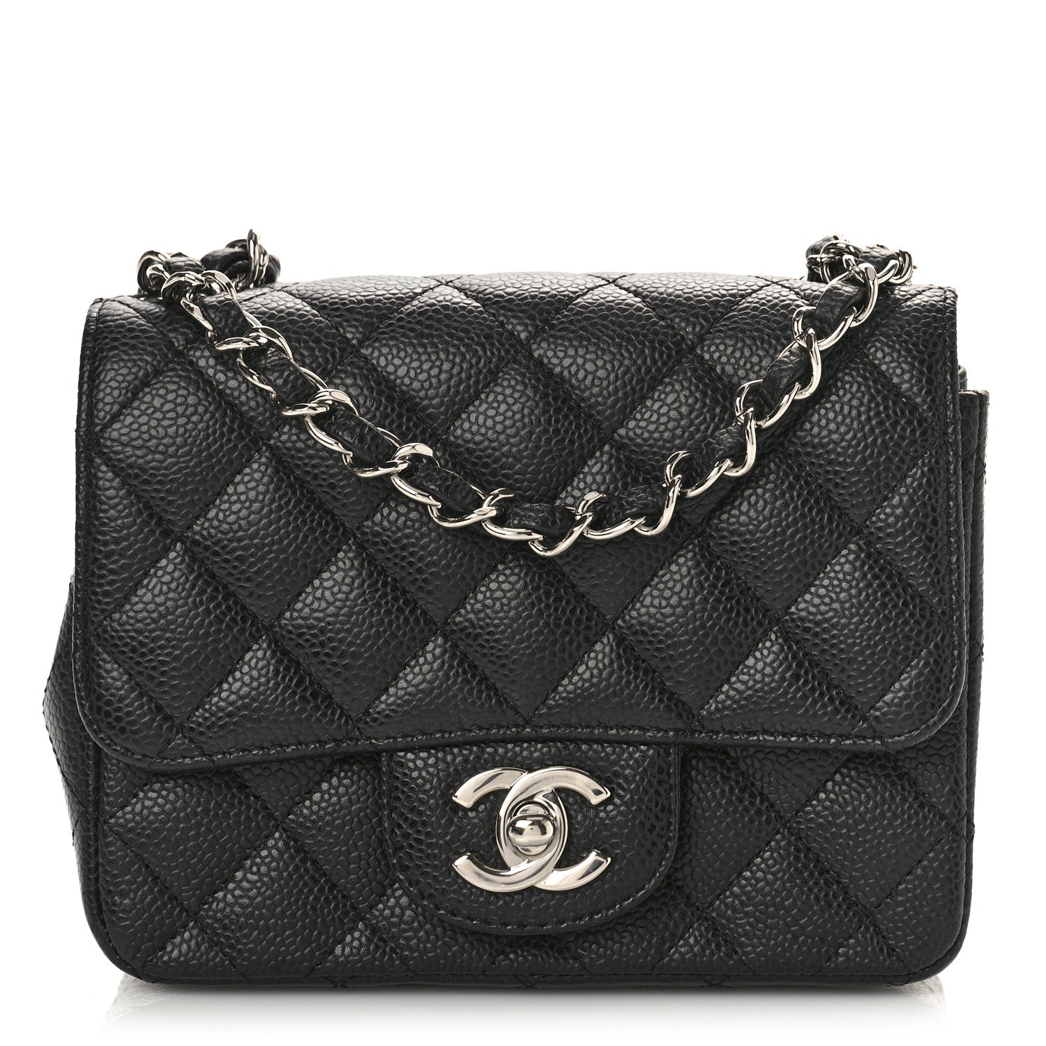 Chanel Caviar Quilted Mini Square Flap Black 1 of 9