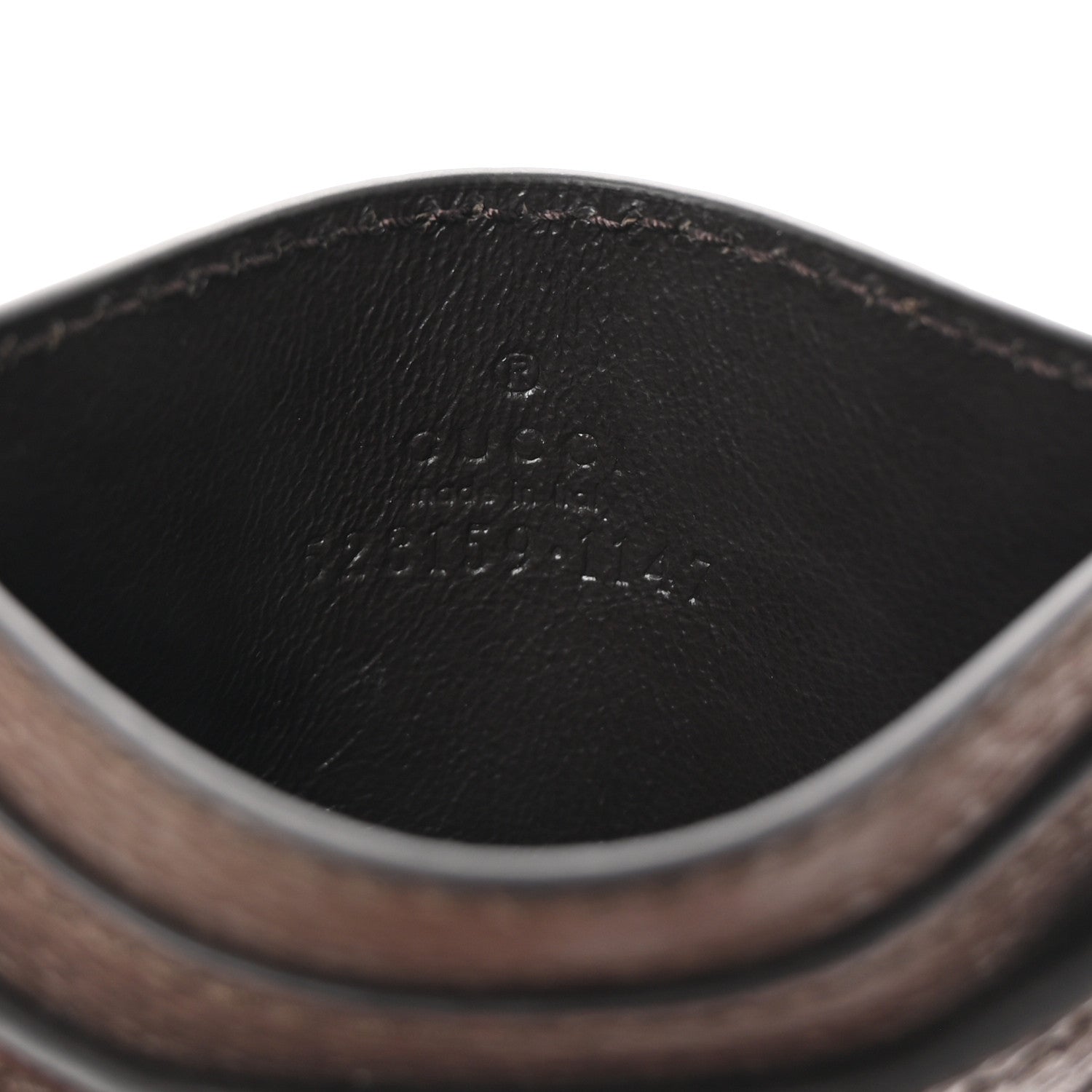 Gucci GG Supreme Monogram Ophidia Card Holder Brown 6 of 6