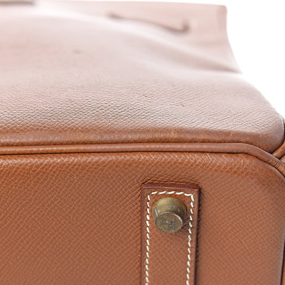 Hermes Courchevel Birkin 35 Gold 47 of 49