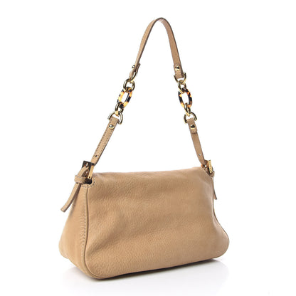 Fendi Vitello Savana Mini Mama Baguette Caramello Tartaruga Natural 3 of 18