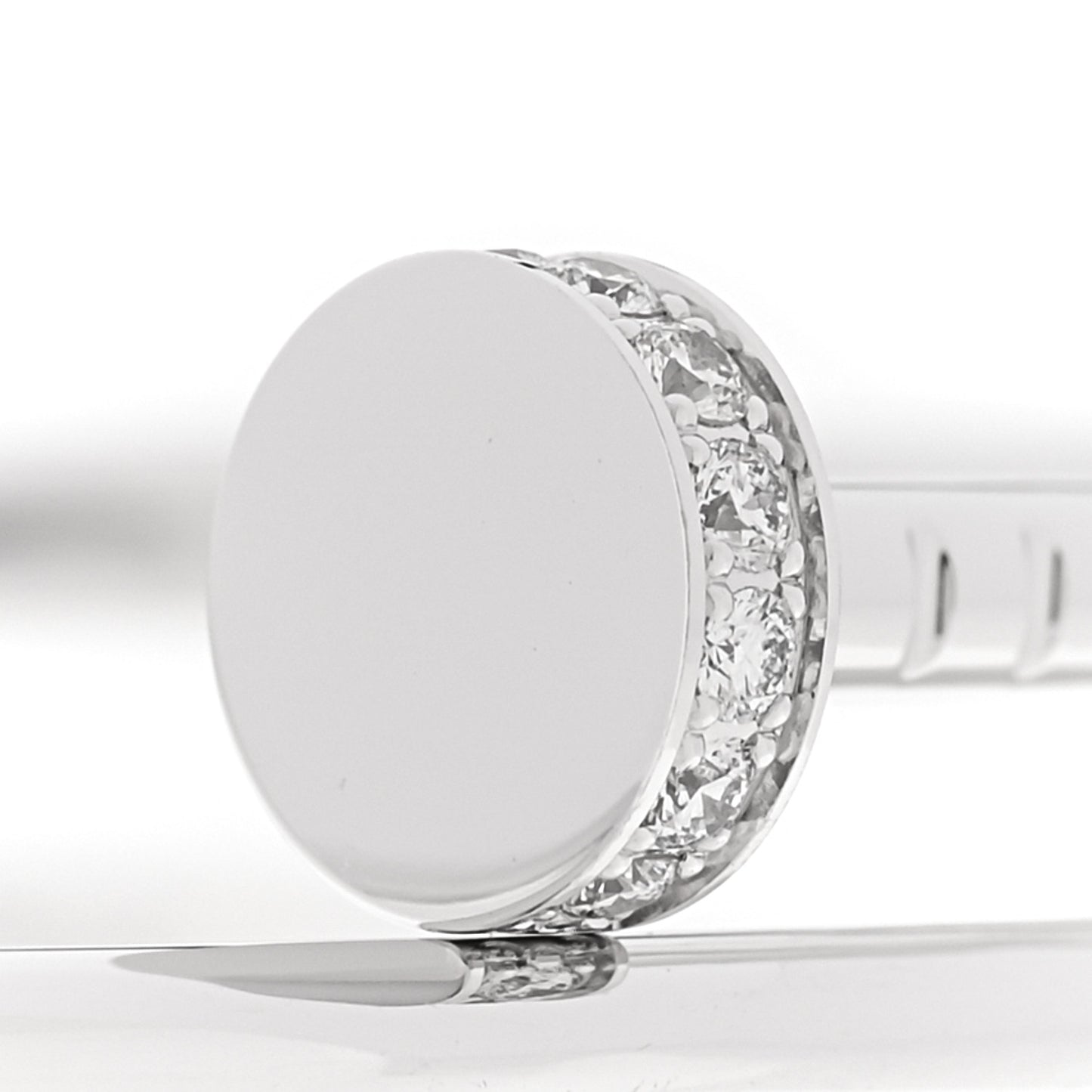 18K White Gold Diamond Small Juste Un Clou Bracelet 14