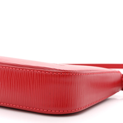 Louis Vuitton Epi Pochette Accessories NM Coquelicot 9 of 9