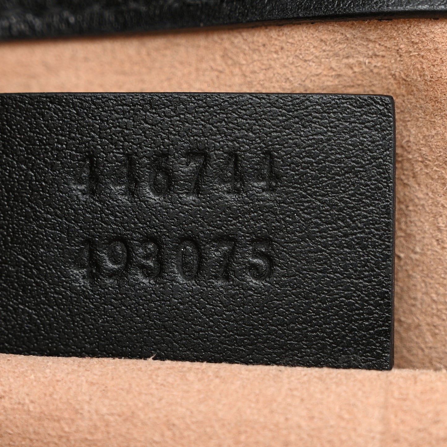 Calfskin Matelasse Mini GG Marmont Shoulder Bag Black