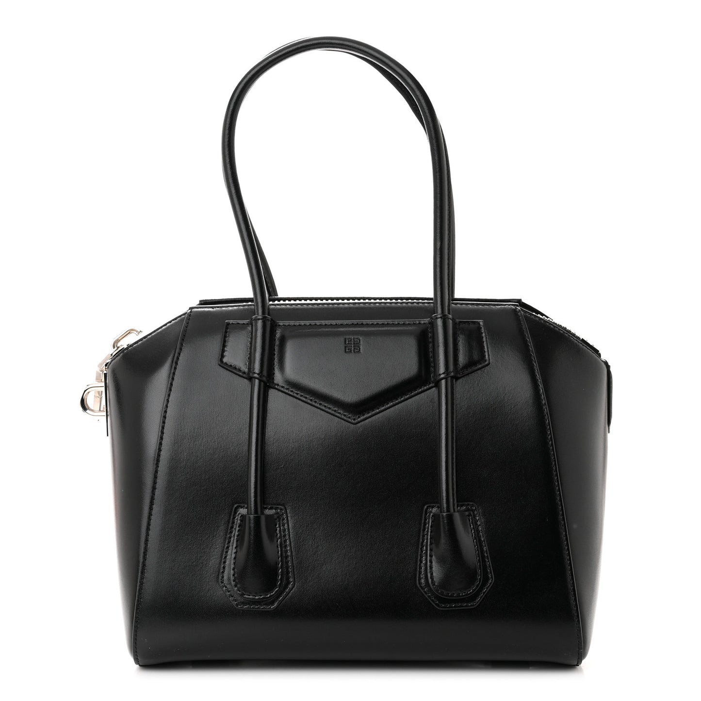 Box Calfskin Medium Lock Antigona Black