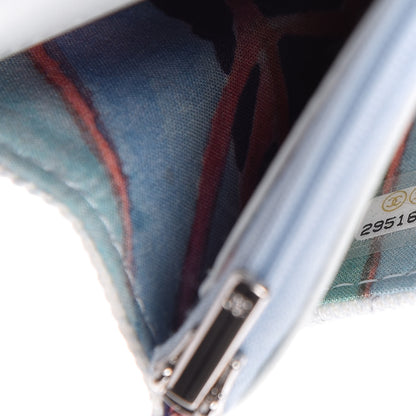 Chanel Canvas Quilted Jungle Jeans Wallet on Chain WOC Multicolor 10 of 12