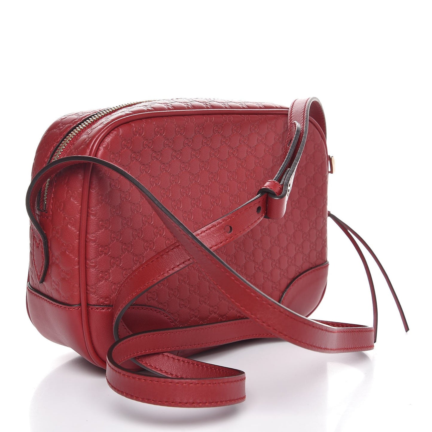 Microguccissima Mini Bree Messenger Bag Red