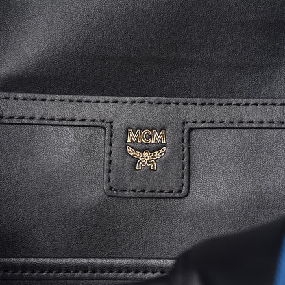 MCM Visetos Small Side Stud Stark Backpack Blue 7 of 9
