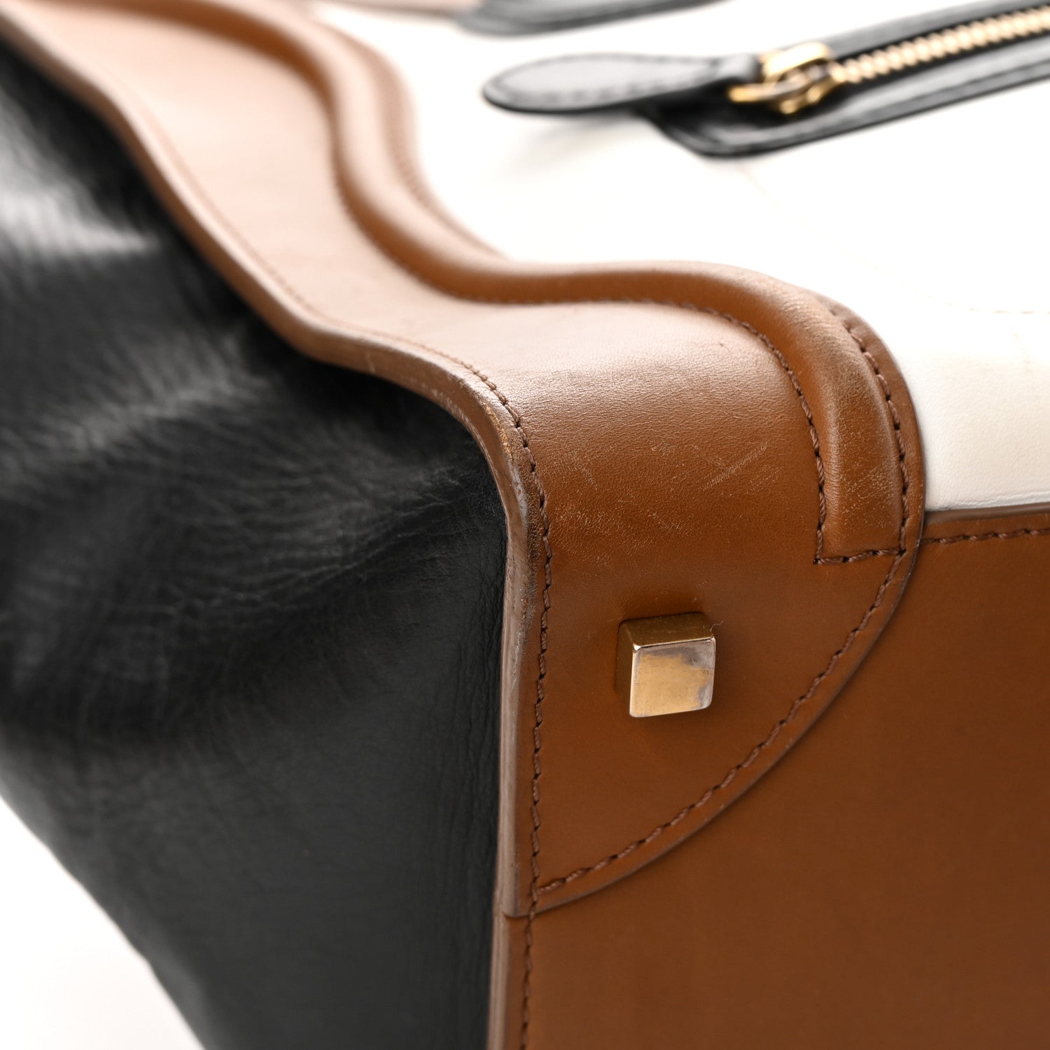 Celine Smooth Calfskin Micro Tri-Color Luggage Brown 9 of 22