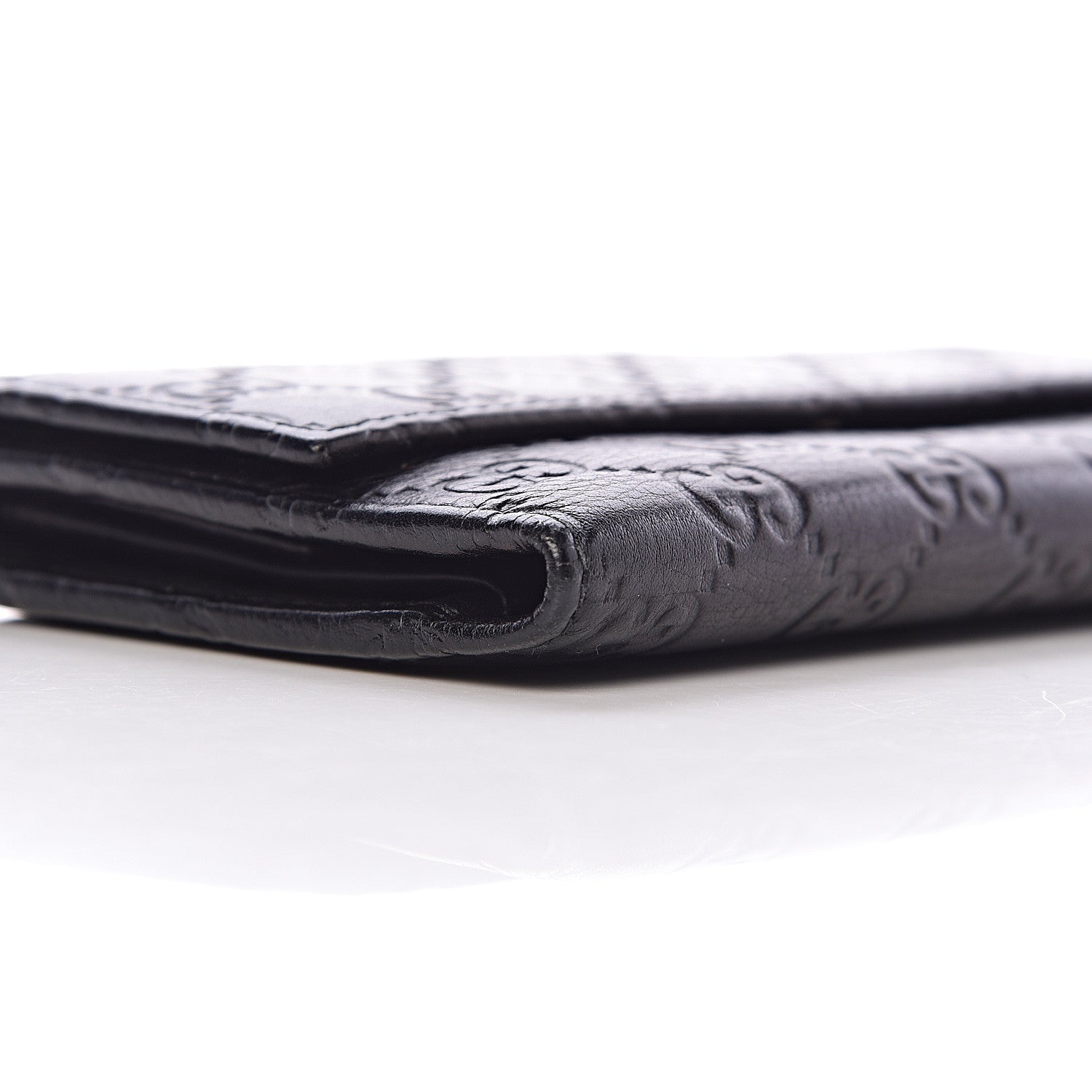 Gucci Guccissima Continental Flap Wallet Black 8 of 13
