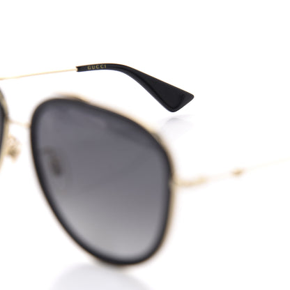Gucci Aviator Sunglasses GG0062S Black Gold 5 of 7