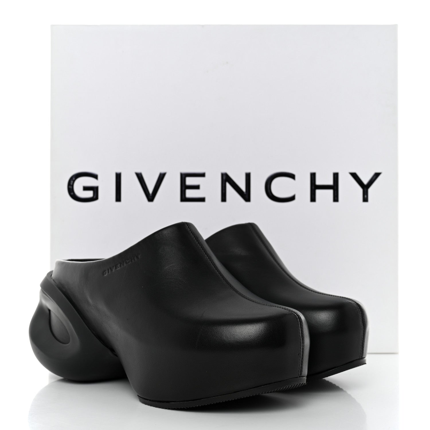 Givenchy Calfskin Clogs 36 Black 9 of 9