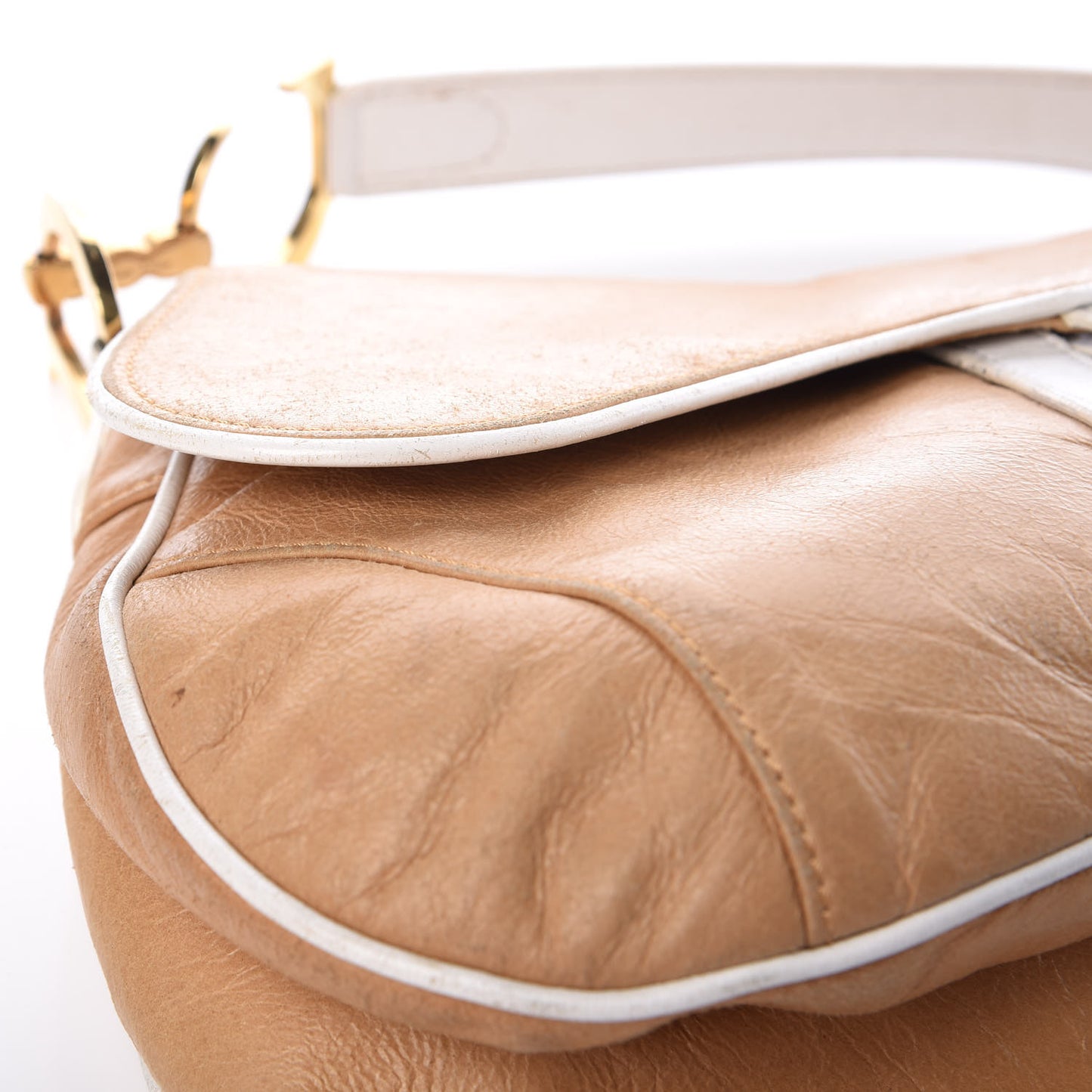 Calfskin Saddle Bag Brown