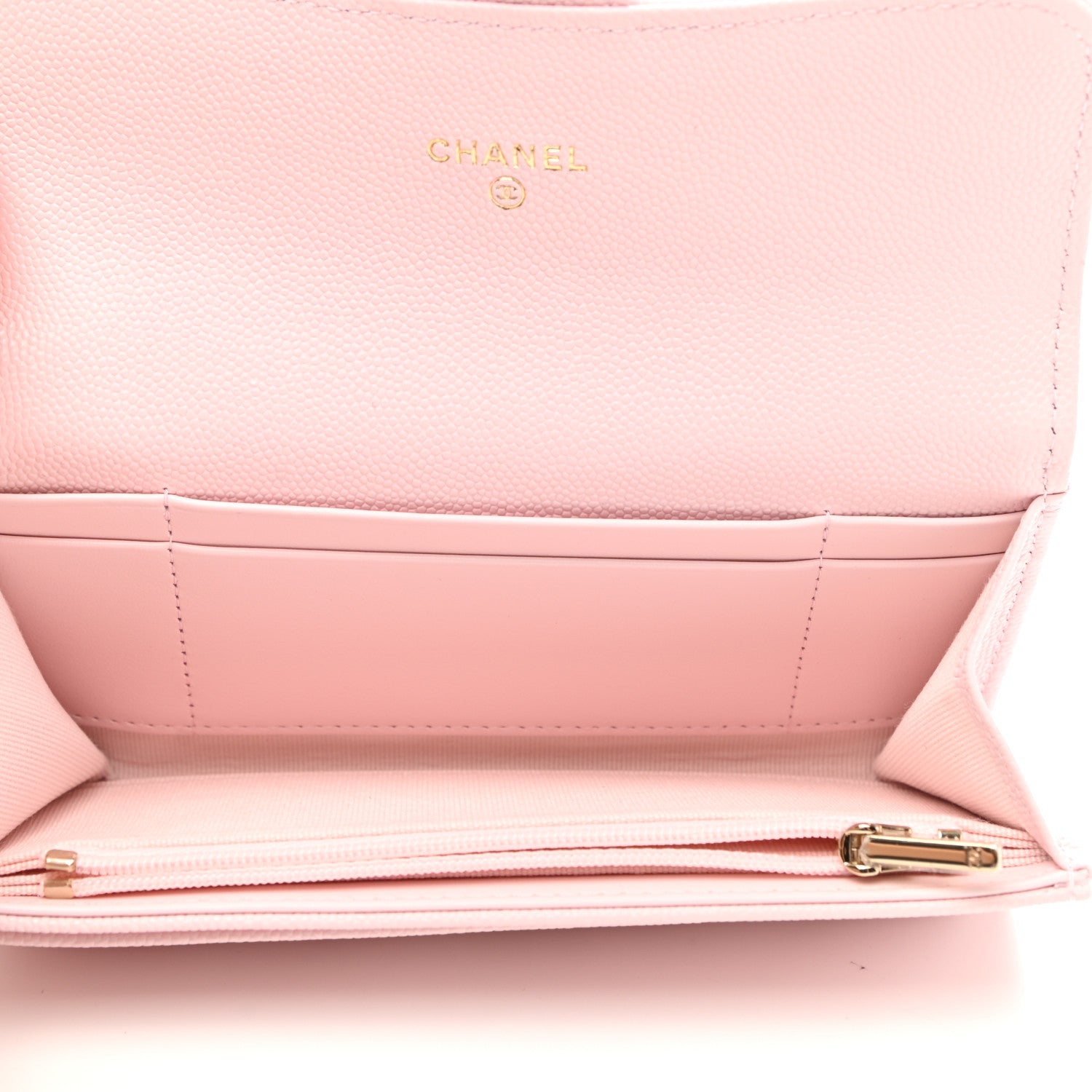 Chanel Caviar Quilted Medium Flap Wallet Light Pink 5 of 8
